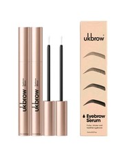 New UK Brow Eyebrow Serum, 2 x 3ml  for visibly thicker and healthier brows