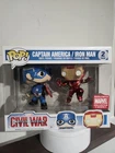 Funko Pop! Vinyl: Marvel - Captain America vs Iron Man 2 Pack - Collector Corps