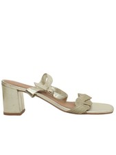 Monsoon Women's Sandals UK 6.5 Gold 100% Other Strappy