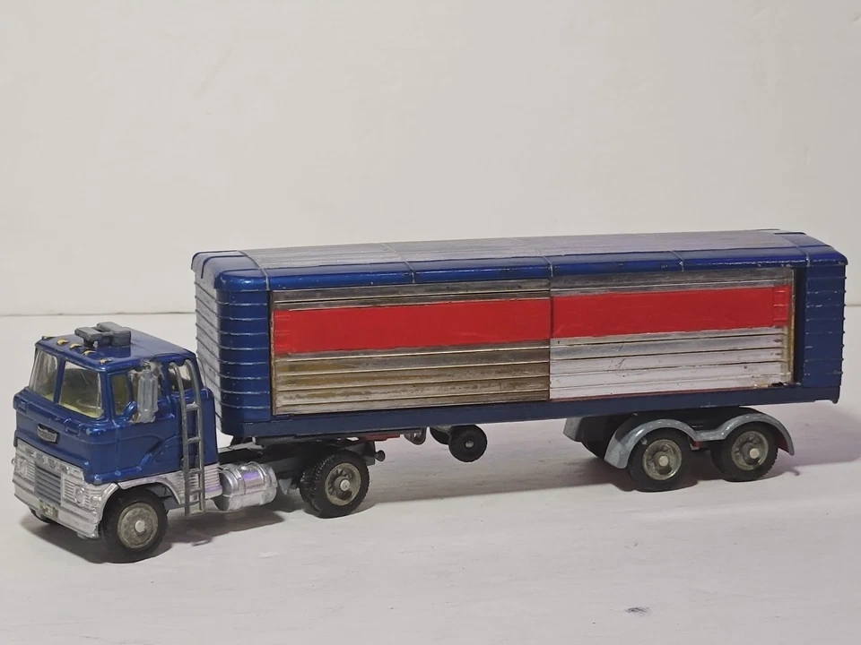 VINTAGE CORGI MAJOR TOYS FORD TILT CAB EXPRESS SERVICE ARTICULATED TRAILER 1137 - Image 3 of 4