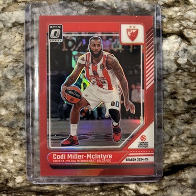 2024-25 Panini Donruss Euroleague Basketball Codi Miller-McIntyre Optic Red #/99