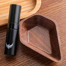 Walnut Coffee Bean Dosing Cup and RDT Coffee Spritzer Gift Set Coffee Bar Access