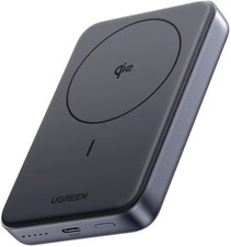 UGREEN - Qi2 Certified 15W Magnetic Power Bank, 10,000mAh Portable Charger wi...