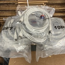  Lot of 25 New 10ft USB-A to USB-B 2.0 Cables - 10 Feet