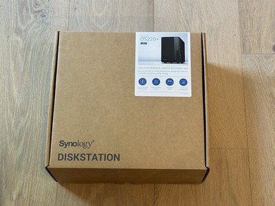 Synology DiskStation DS220+ 2-Bay NAS Diskless w/ Original Box & Accessories