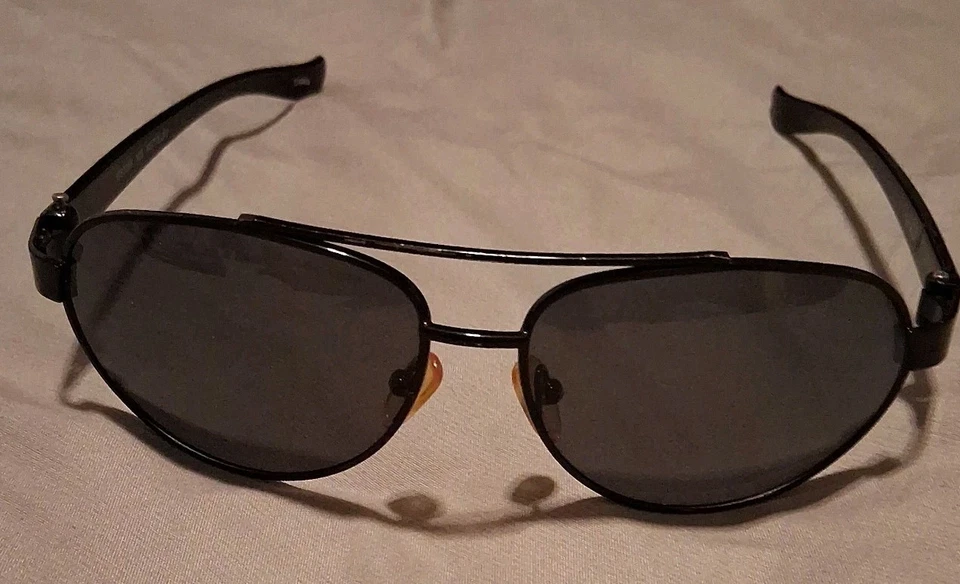 3双飞行员风格太阳镜银色和黑色镜框,3种不同镜片 — 第 2/4 张图片