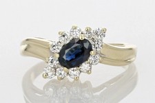 Sapphire Wedding Band Ring 2Ct Oval Cut Lab Created 14k Yellow Gold Plated