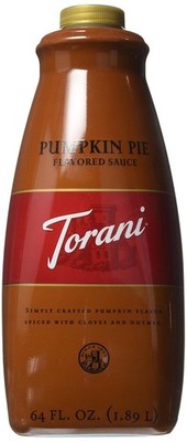 Torani Pumpkin Pie Puremade Sauce 64 oz Pumpkin Pie Exp Dec 2026 