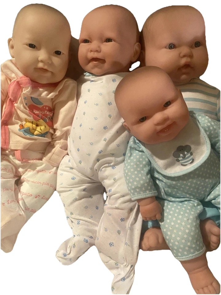 Lot Of 4 JC Toys Dolls 3 20-inch La Baby Soft Body Dolls Vinyl And 11 Inch Doll - Image 2 of 4