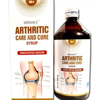 German Homeo Care & Cure Arthritic Syrup (200ml) Homeopathy Free Shipping
