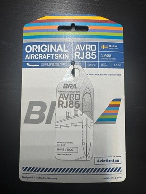 Aviationtag - BRA Avro RJ85 - SE-DJO - Bi-Color