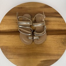 New NWOB Little Kids Kurt Geiger Mini Deliah Brown Leather Sandals Size 13 C