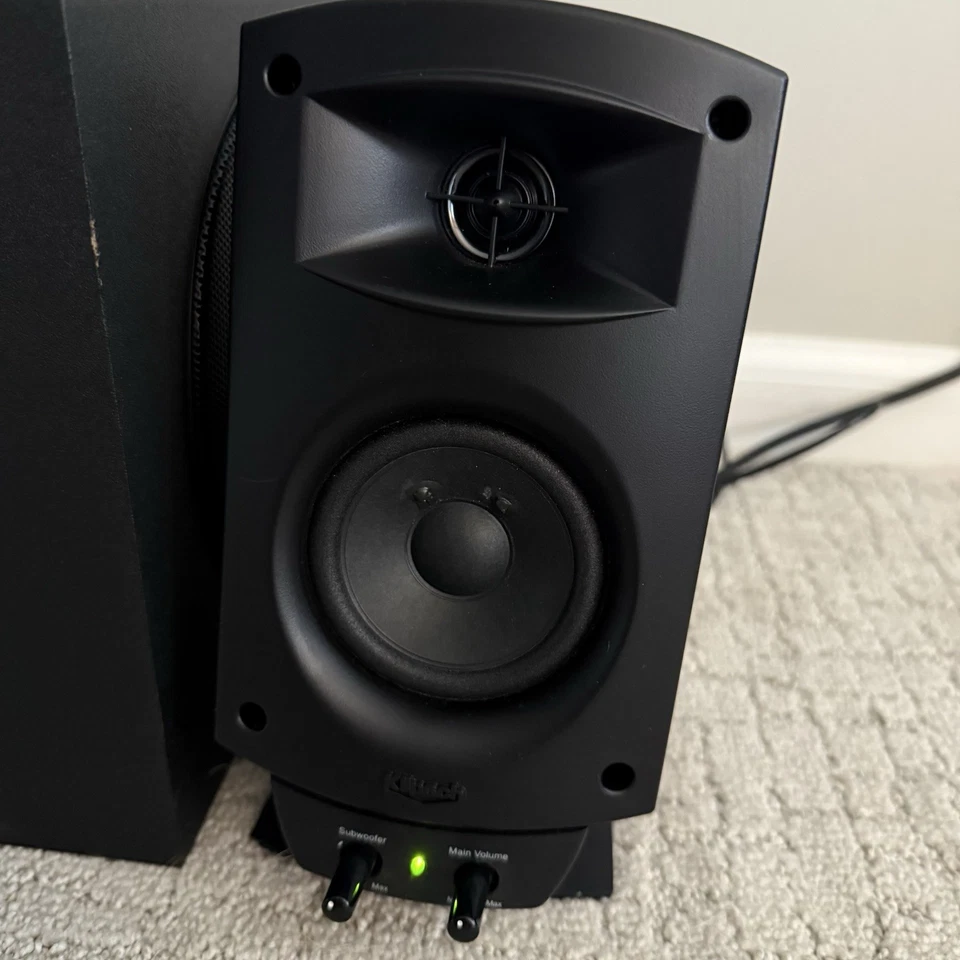 Klipsch ProMedia 2.1 THX Certified Computer Speaker System Speakers + Subwoofer - Image 4 of 4
