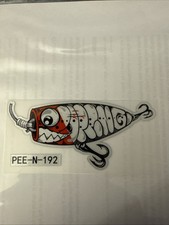HIGH DEFINITION POPPER CARTOON LURE, BOX STICKER CAR, BAIT BOX STICKER 10 X 4.5