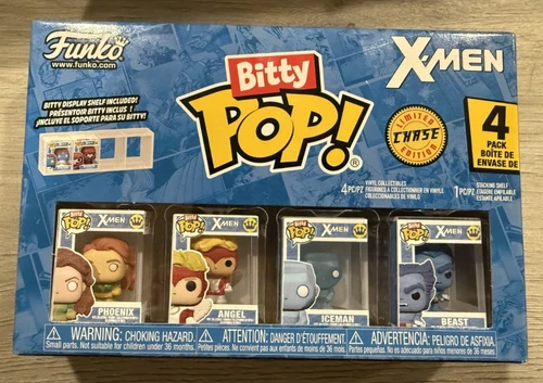 Funko Bitty Pop! Marvel X-MEN Beast Chase LE HYPER RARE Mini-Figure 4-Pack 🔥