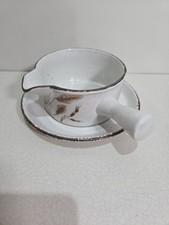 Retro 1970s/80s Midwinter Stonehenge Wild Oats Eve Midwinter Gravy Boat & Stand