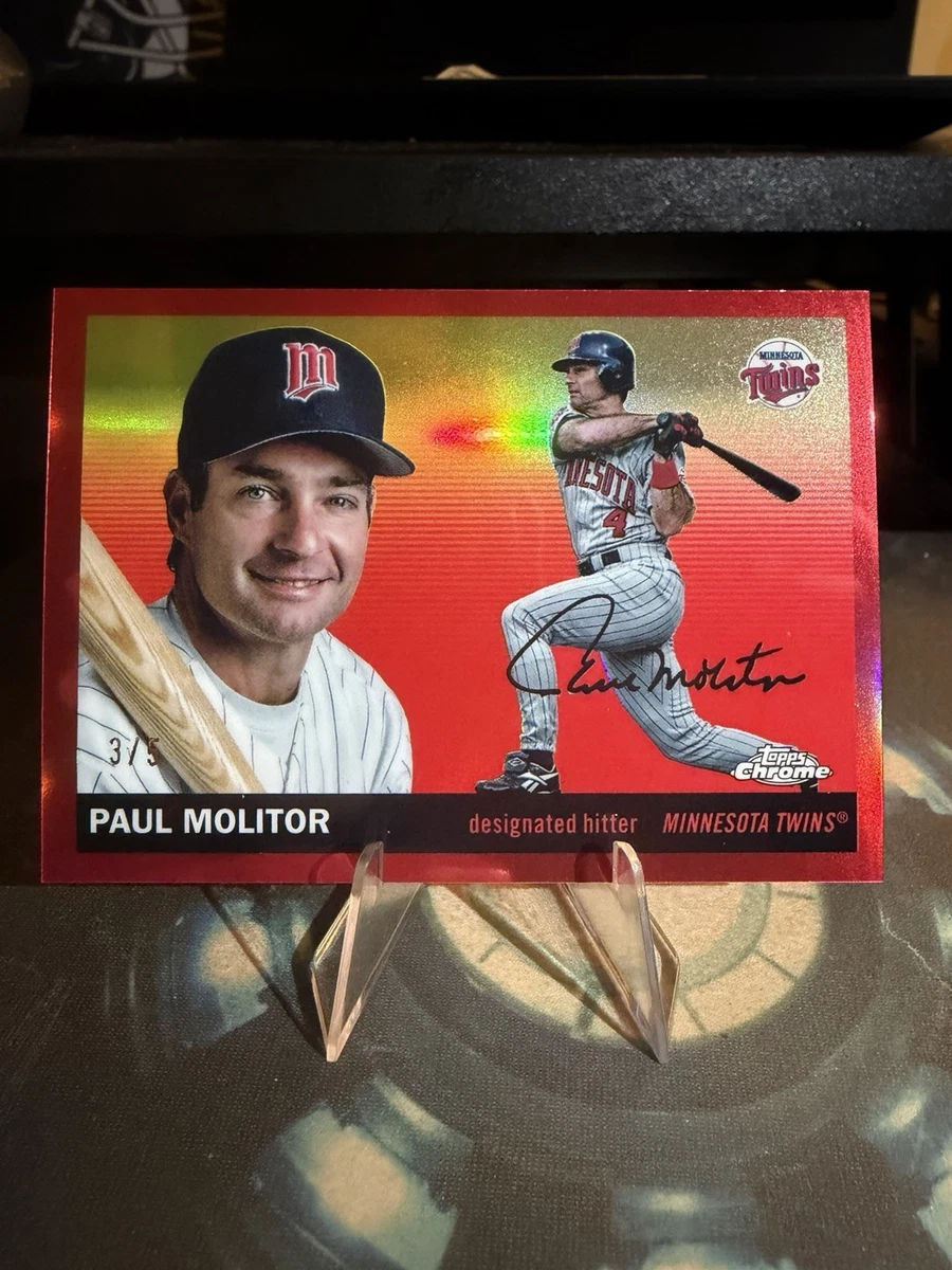 Topps Paul Molitor Baseball Serial Numbered Sports Trading Cards