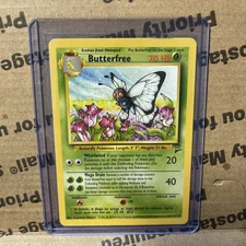 BUTTERFREE - 34/130 - Base Set 2 - Pokemon Card - NM