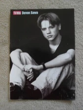 Devon Sawa Actor Now & Then Nikita 90s Rare Vintage Import Magazine Poster.