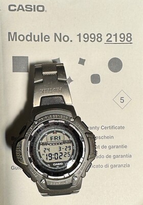 CASIO PRO TREK PRT-4121チタン CASIO Pro Trek PRT-410T-7VT | eBay