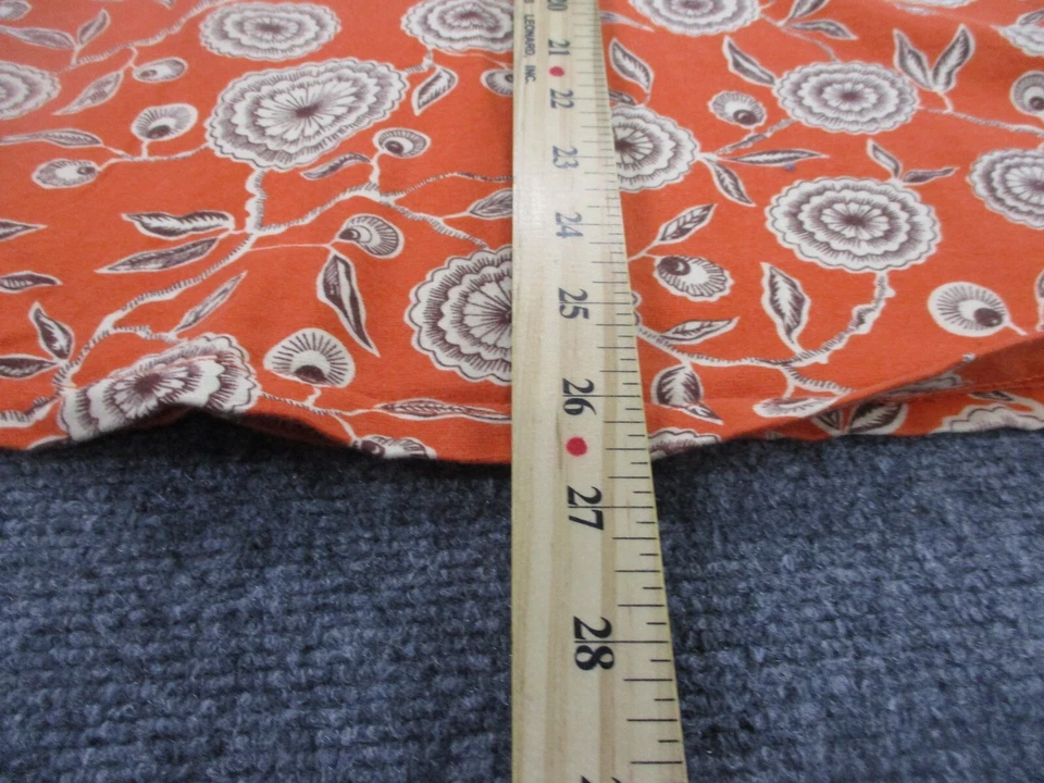 Patagonia 背心连衣裙成人 S 橙色花卉休闲户外夏季弹力女式 — 第 4/4 张图片