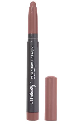Ulta Beauty Velvet Matte Lip Crayon Lipstick - Terrestrial | Peachy Beige Nude