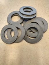 Neoprene Rubber Washer 2-1/8" OD x 1-1/4" ID 1/8" thick or 54mmx32x4mm 10Pack