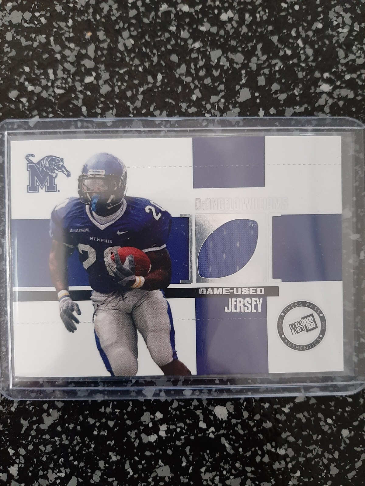 DeAngelo Williams Press Pass Se Game Jersey #JCDW Jersey Game