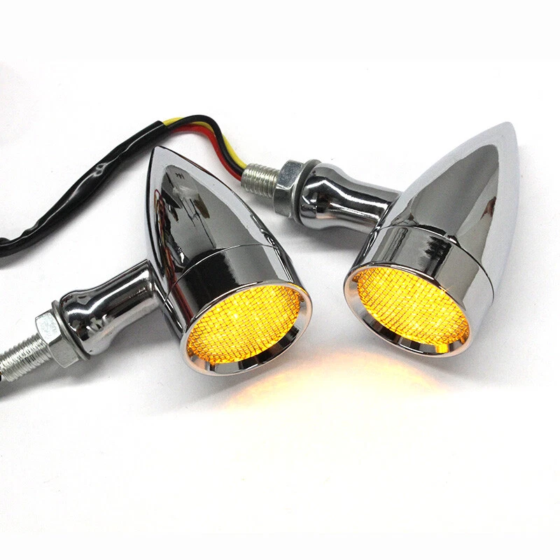 Sinais de seta de LED para motocicleta luzes âmbar para Honda VTX 1300C 1300 VTX1800C 1800N - Imagem 2 de 4