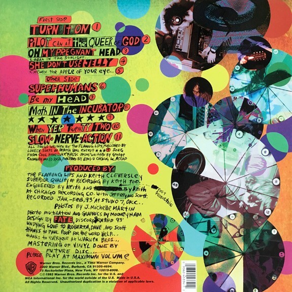 Transmissions from the Satellite Heart by The Flaming Lips Gold Vinyl