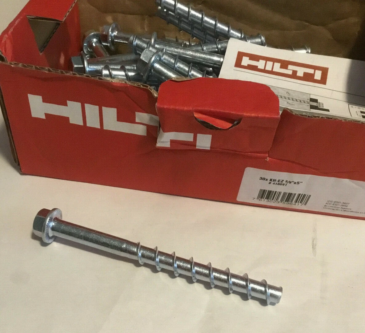 HILTI HUS4 Concrete Screw Anchor Instructions, 54 OFF