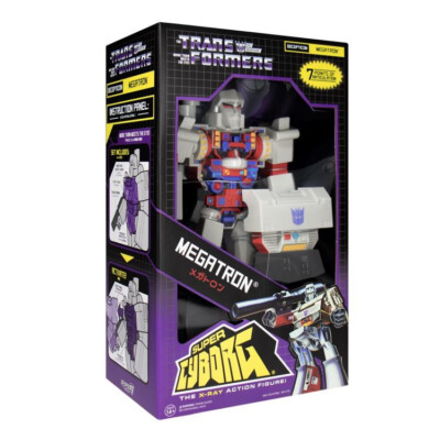 NEW! Super7 Transformers Super Cyborg Megatron G1 (Full Color) MIB/ORIG. SHIPPER