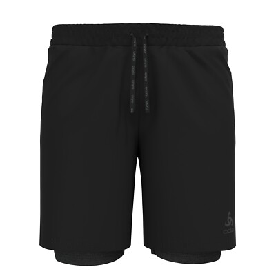 ODLO Active 365 Shorts 7 Inch 2-in-1, Herren Laufhose, Sporthose