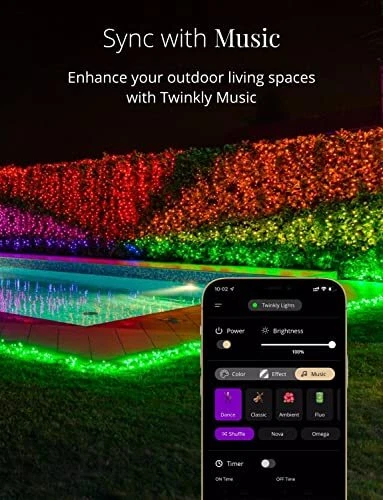 Twinkly Strings – App-Controlled LED Christmas Lights with 250 AWW - Image 2 of 4