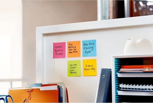 Post-it Sticky Notes, 3 in X 3 In 2x the Sticking 400 Sheets - Picture 30 of 38