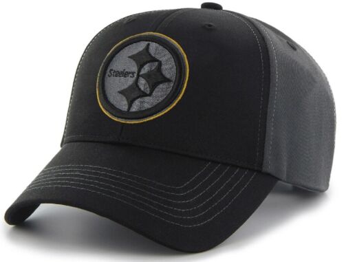 Pittsburgh Steelers NFL Team Apparel Black Blackball Tonal Hat Cap Adjustable - 第 1/2 張圖片