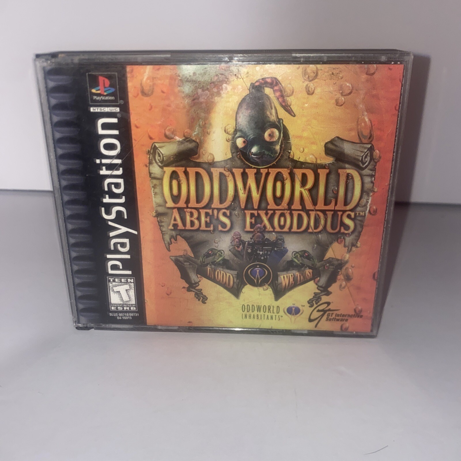 Jeu PS1 Oddworld : L'Exode D'Abe - Version PAL FR Complète En Boîte - Bon état (Fonctionne)
