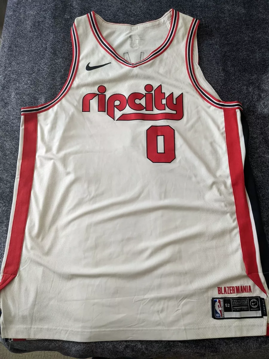 Nike Portland Trail Blazers Damian Lillard Rip City Jersey