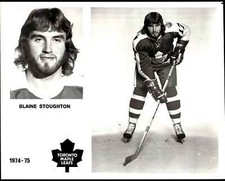 Imagen edición equipo Toronto Maple Leafs 1974-75 8x10 Blaine Stoughton