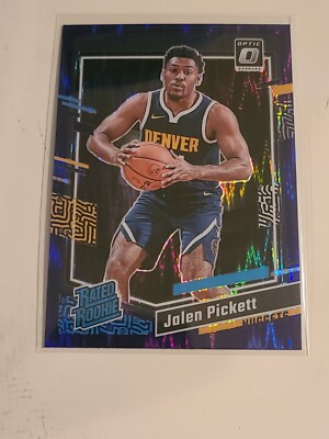 2023-24 Panini Optic Jalen Pickett Rated Rookie Purple Shock Prizm