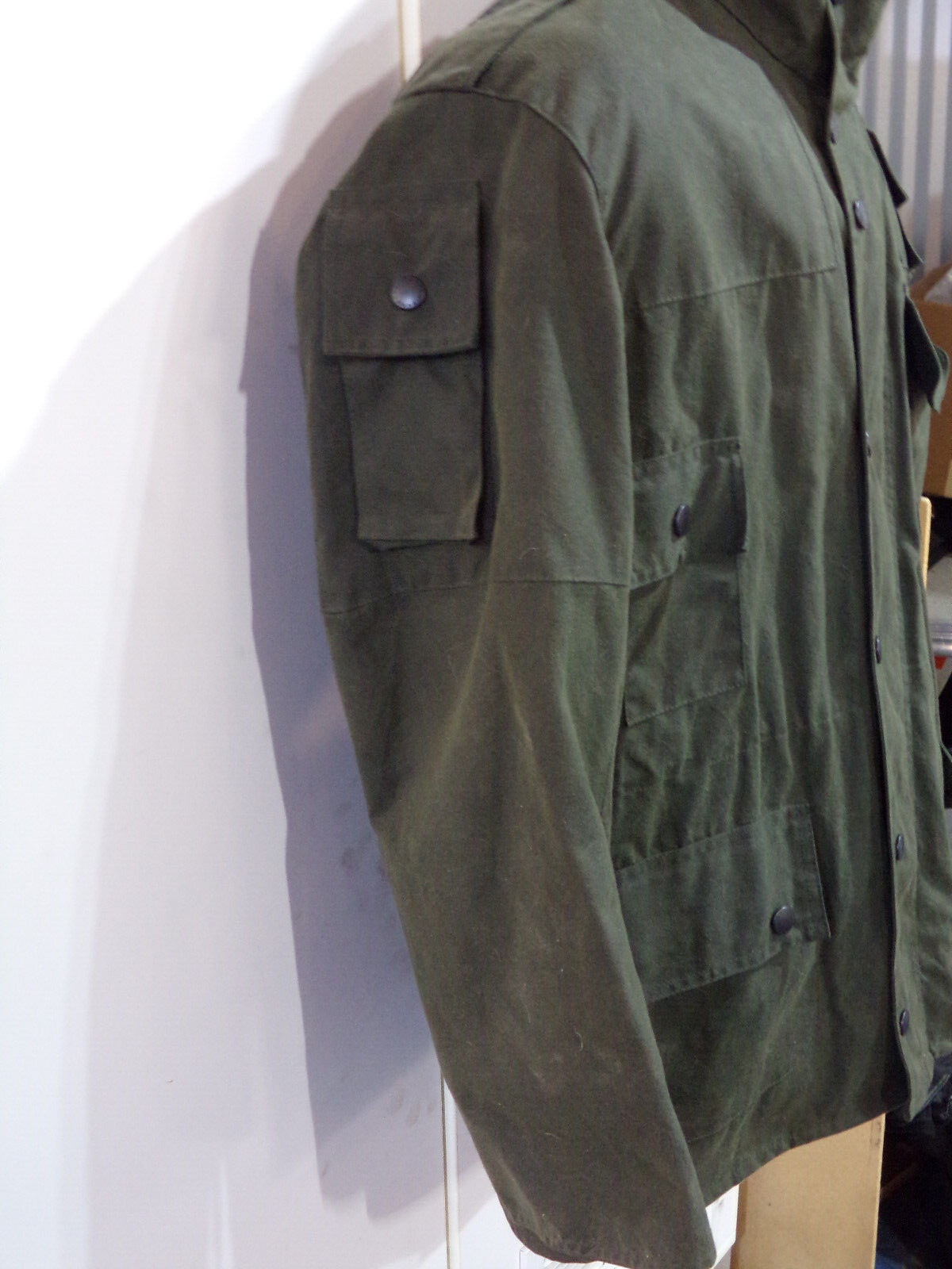 Barbour Cowen Commando A550 Jacket Men's US 42 / 107cm Olive Green