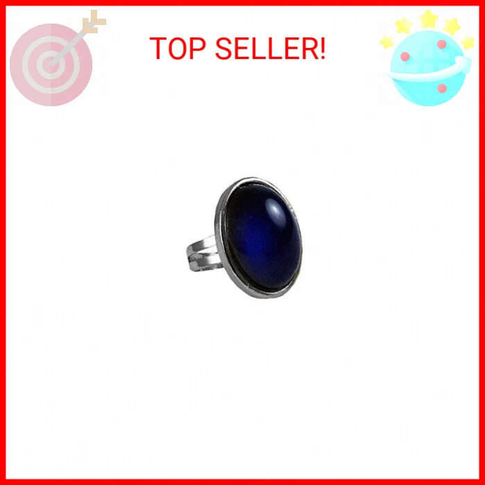 Bewild Original Oval Mood Ring (Adjustable Size) One Size fits All
