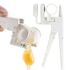 Plastic Egg Shell Cracker White Egg Opener Egg Separator  For Breaking Egg