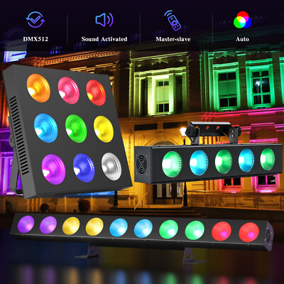 RGBW COB Wallwasher Strahler Bühnenlicht Bar DMX Disco Party Show Hallowen Deko