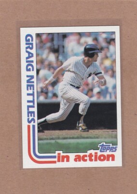 1982 TOPPS BASEBALL GRAIG NETTLES #506 YANKEES NMMT OR BETTER *E416