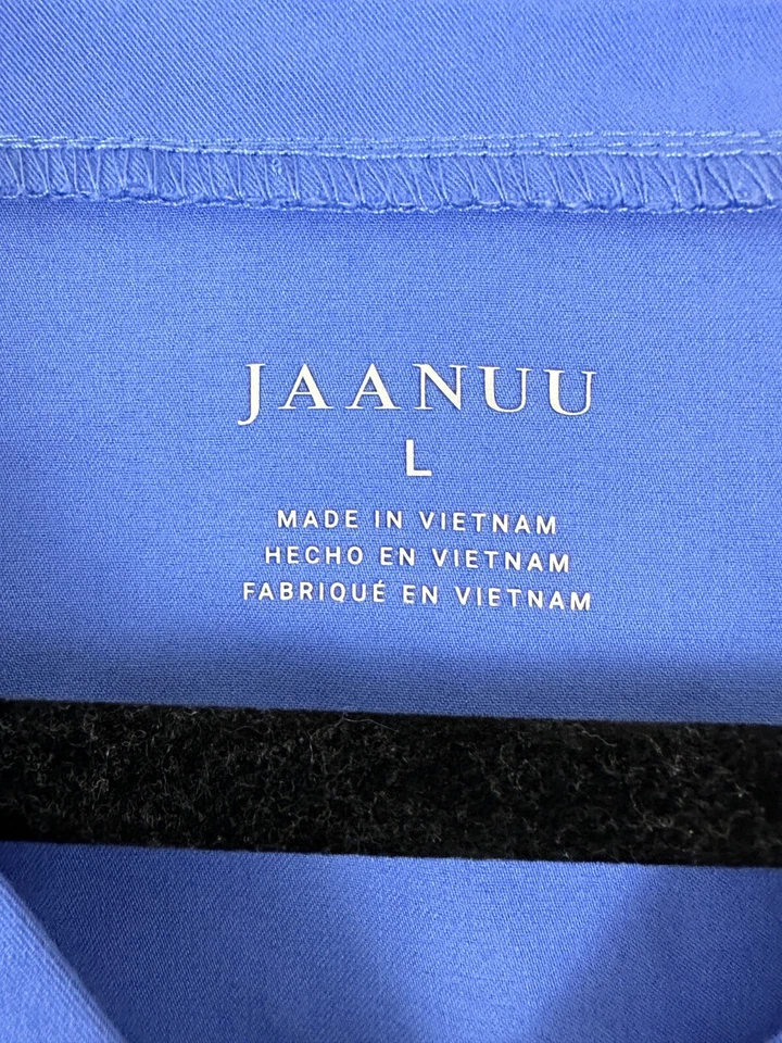 Top Exfoliante Jaanuu Para Hombre Talla Grande Azul Foto 3 de 3