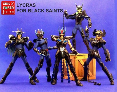 VOLLBODY LYCRA Pour ASGARD / SILBER/SCHWARZ, SAINT SEIYA MYTH STOFF EX Tutine