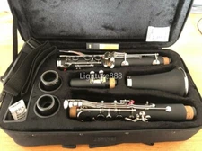 Professional CLARINET Ebonite Wood Nickel Plated Key Bb Key 17 key Case