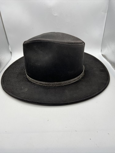 Genuine Leather Fedora Hat Size 