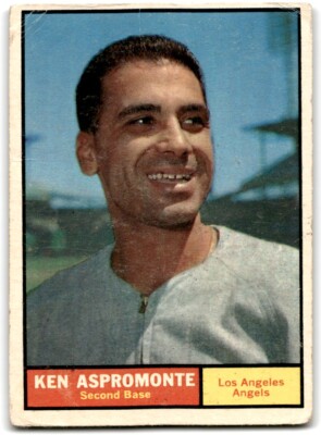 1961 Topps (e) Ken Aspromonte Los Angeles Angels #176